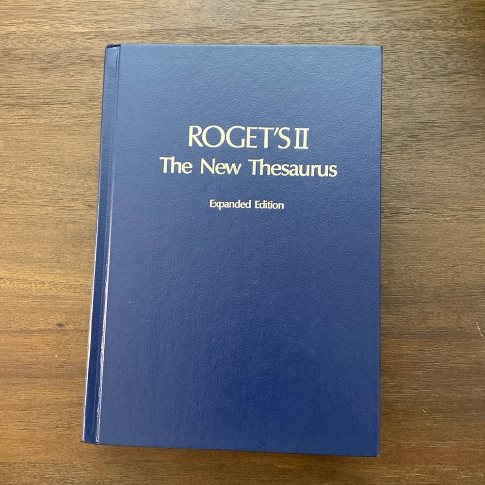 Roget's II: The New Thesaurus Expanded Edition Thumb Indexed (No Dust Jacket)